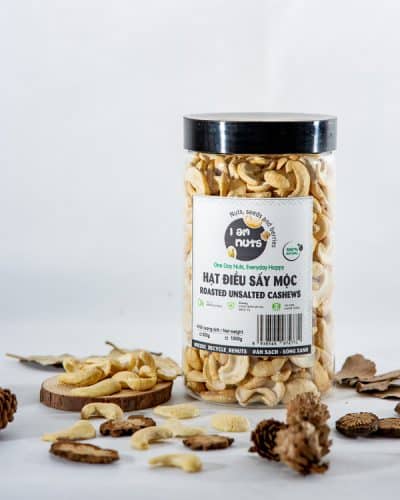 Hạt Điều Sấy Mộc - Roasted Unsalted Cashews