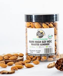 Hạnh Nhân Sấy Mộc - Roasted unsalted Almonds